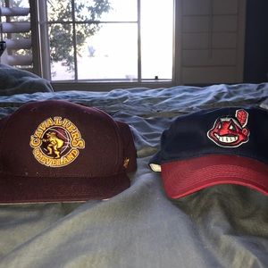 Two or one Cleveland sports hats